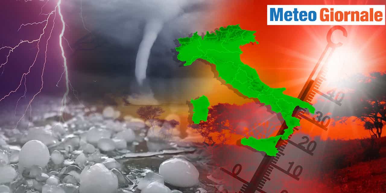Meteo: verso stop caldo a suon di grandine, ma poi clamoroso colpo di scena
