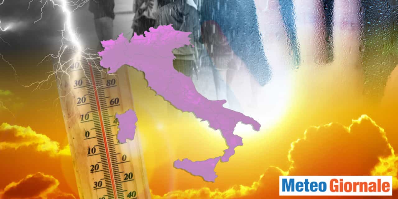 Meteo weekend, ancora mix esplosivo ma seguirà la nuova onda infuocata