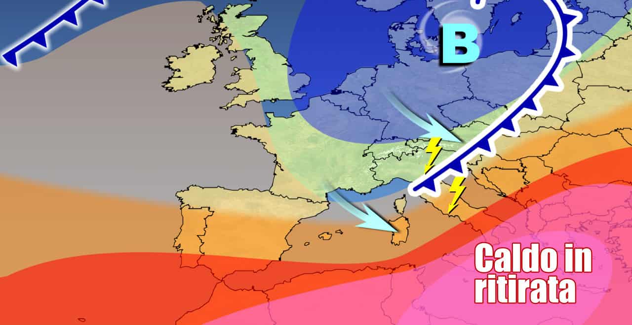 Meteo Italia: al Nord violenti temporali, ma caldo estremo al Centro-Sud