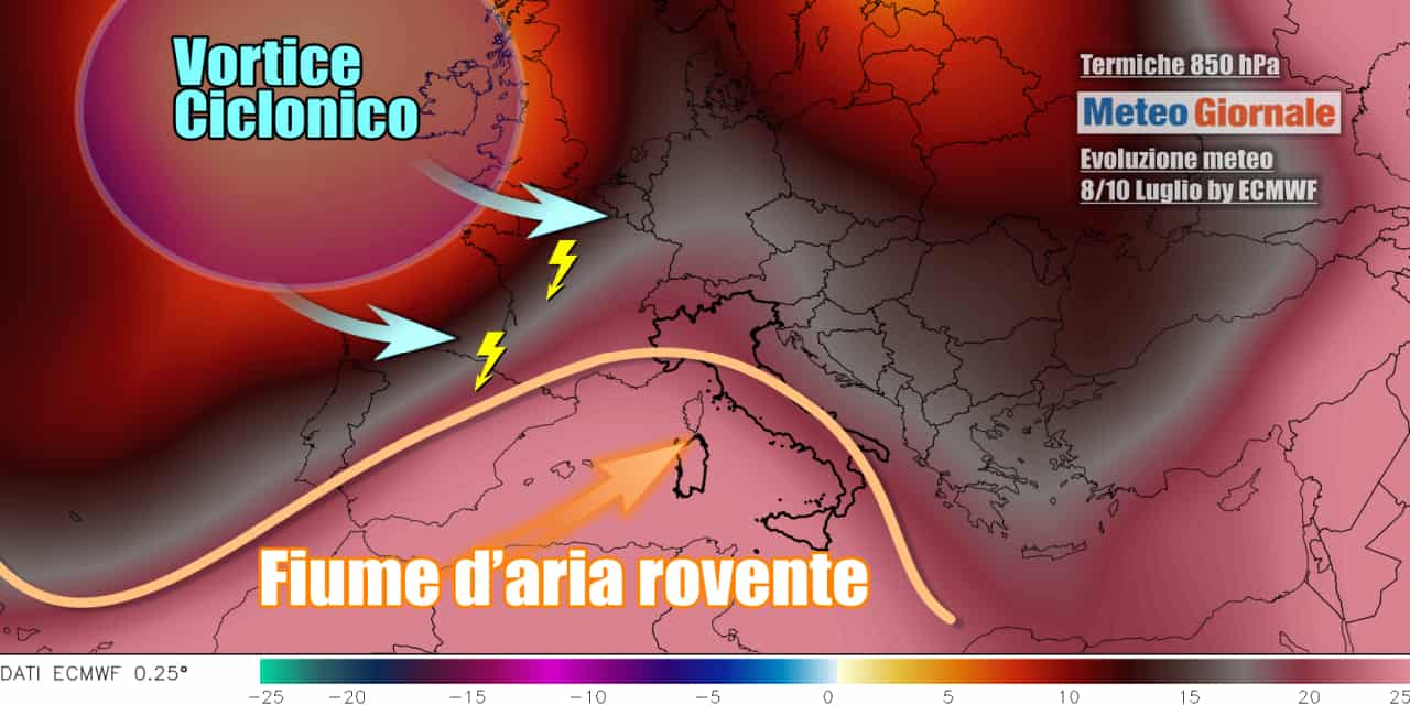 Meteo: lingua di fuoco dal Sahara verso l’Italia, poi possibili tempeste