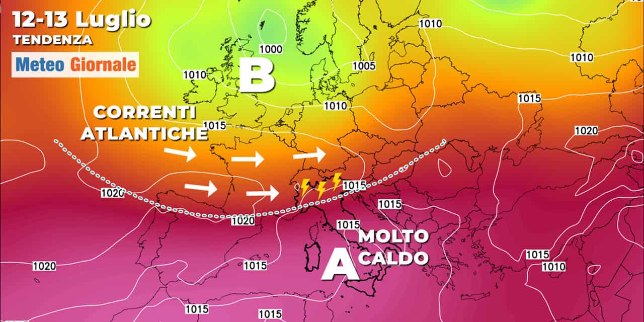 Meteo: grande caldo ma anche rischio forti temporali al Nord la prossima settimana, ecco perché