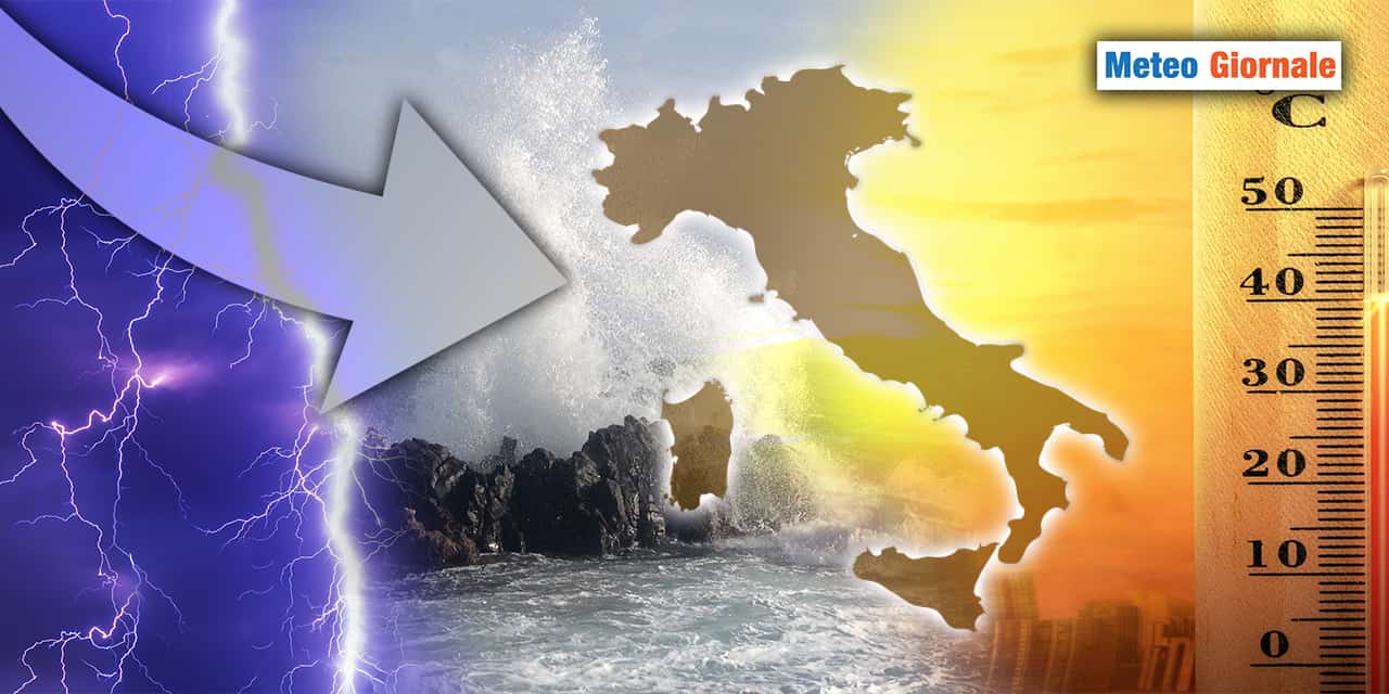 Il cambiamento METEO sarà violento