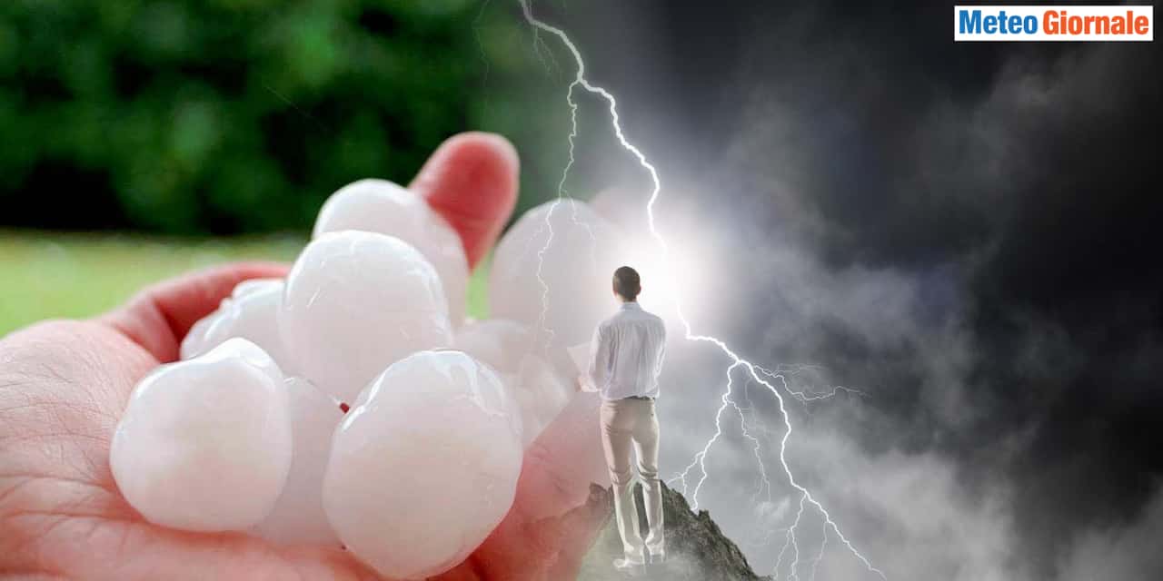 Meteo: Italia divisa, altri temporali e grandine grossa in vista. Ecco dove
