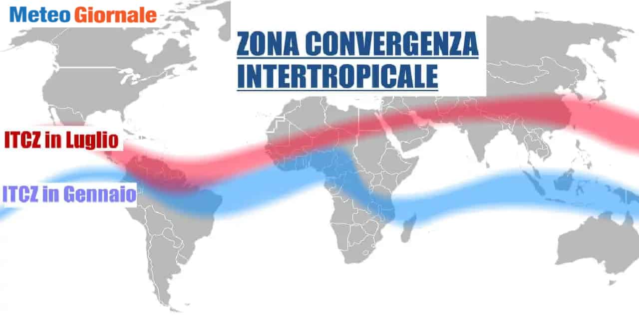 Meteo rovente: ITCZ sale alle stelle, le cause del grande caldo anomalo