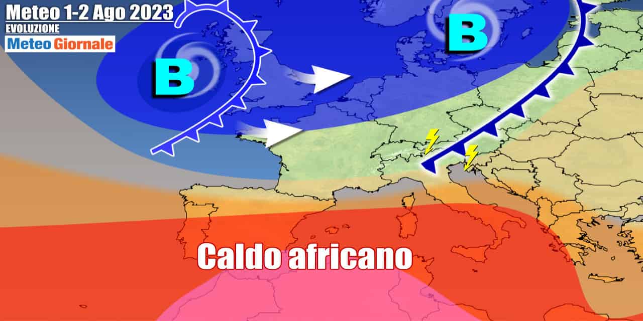 Meteo Italia: inizio di Agosto col botto, break temporalesco in arrivo