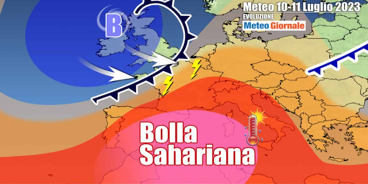 Meteo Italia: grande caldo africano, ma a metà settimana arrivano novità