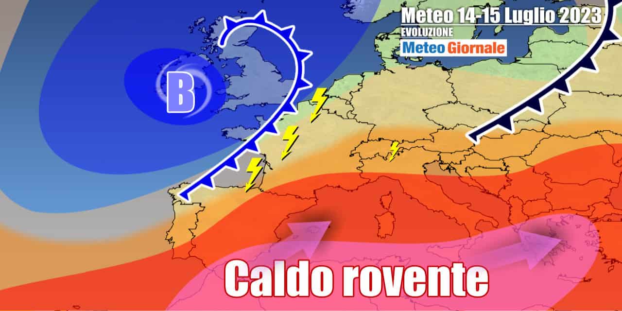 Meteo Italia: caldo atroce, ma nuovi temporali e grandine al Nord