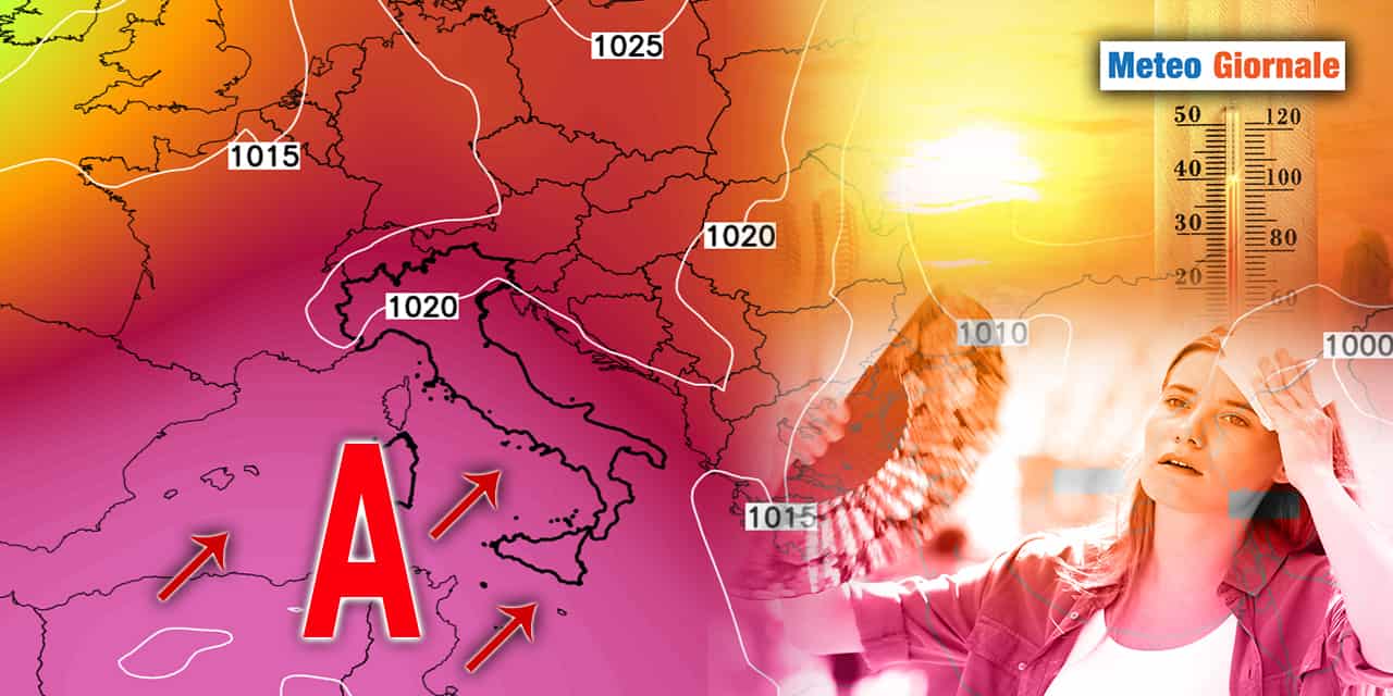 Meteo 15 giorni, forti influenze AFRICANE