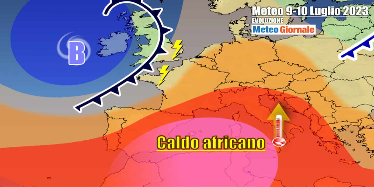 Meteo Italia: ecco l’anticiclone africano, si parte col grande caldo