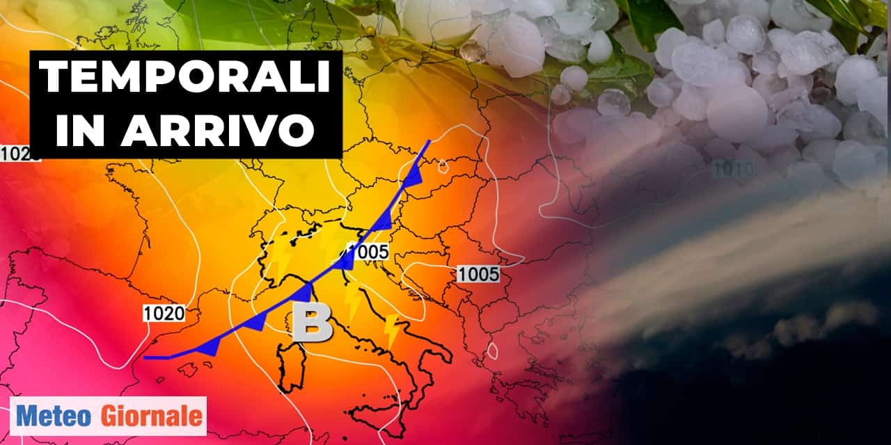 Meteo: forte perturbazione, e SUPERCELLE, arriva iI ciclone Circe