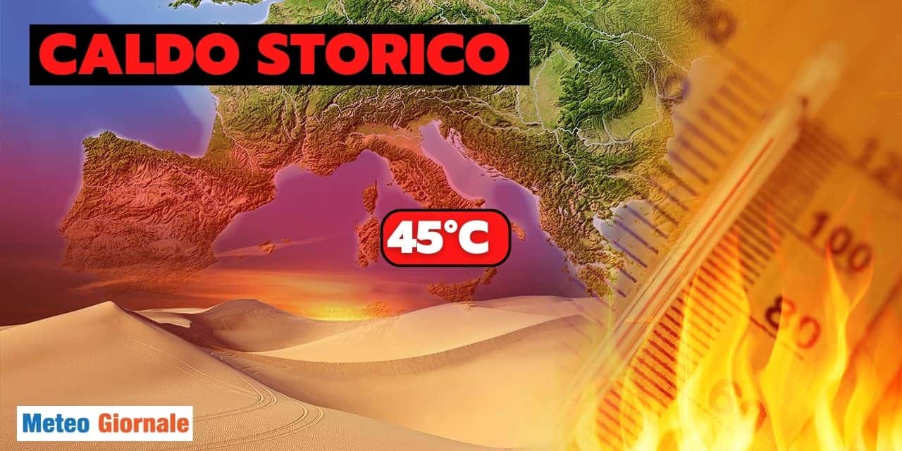 Meteo: ondate di calore APOCALITTICHE e temporali ESTREMI