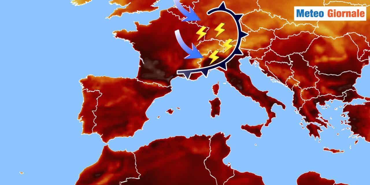 Meteo Italia: caldo rovente eccezionale, ma sono in arrivo temporali. Cenni di refrigerio
