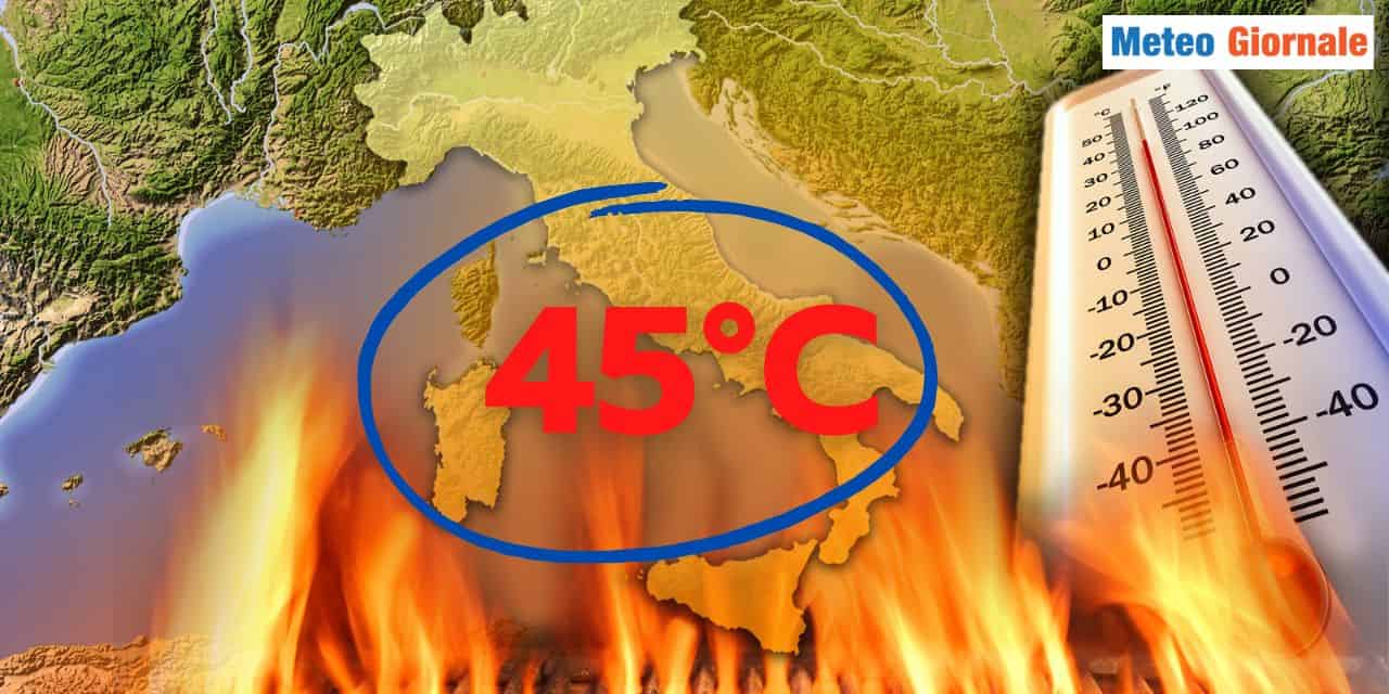 Caldo, Picchi Non Escludibili Sino a 50 Gradi. Onda di Calore Simile al 1983