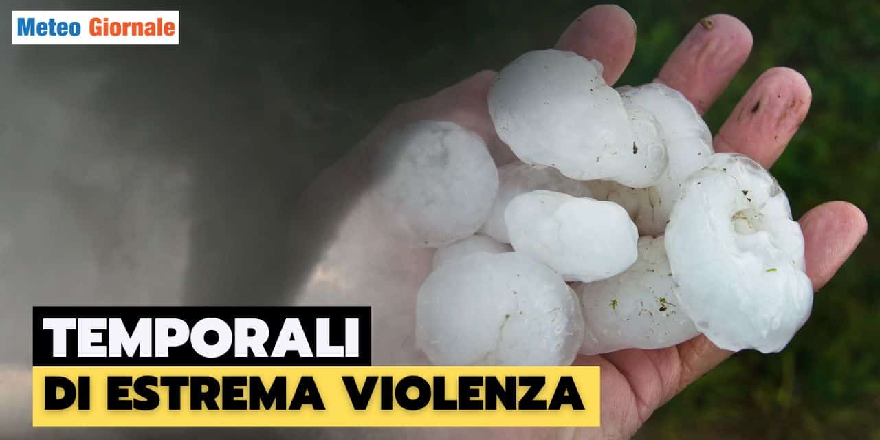 Meteo: dopo il CALDO ESTREMO ecco i TEMPORALI FORTISSIMI