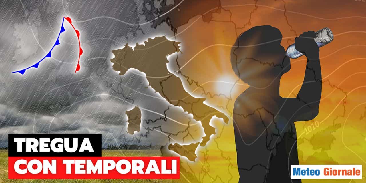 Previsioni meteo: possibile tregua dal caldo, ma solo in alcune regioni