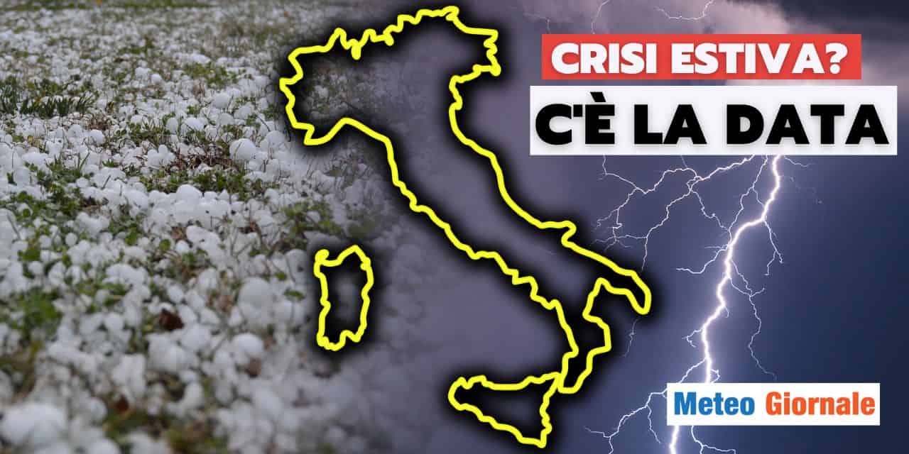 Meteo: vi sveliamo la data della crisi estiva con ciclone mediterraneo