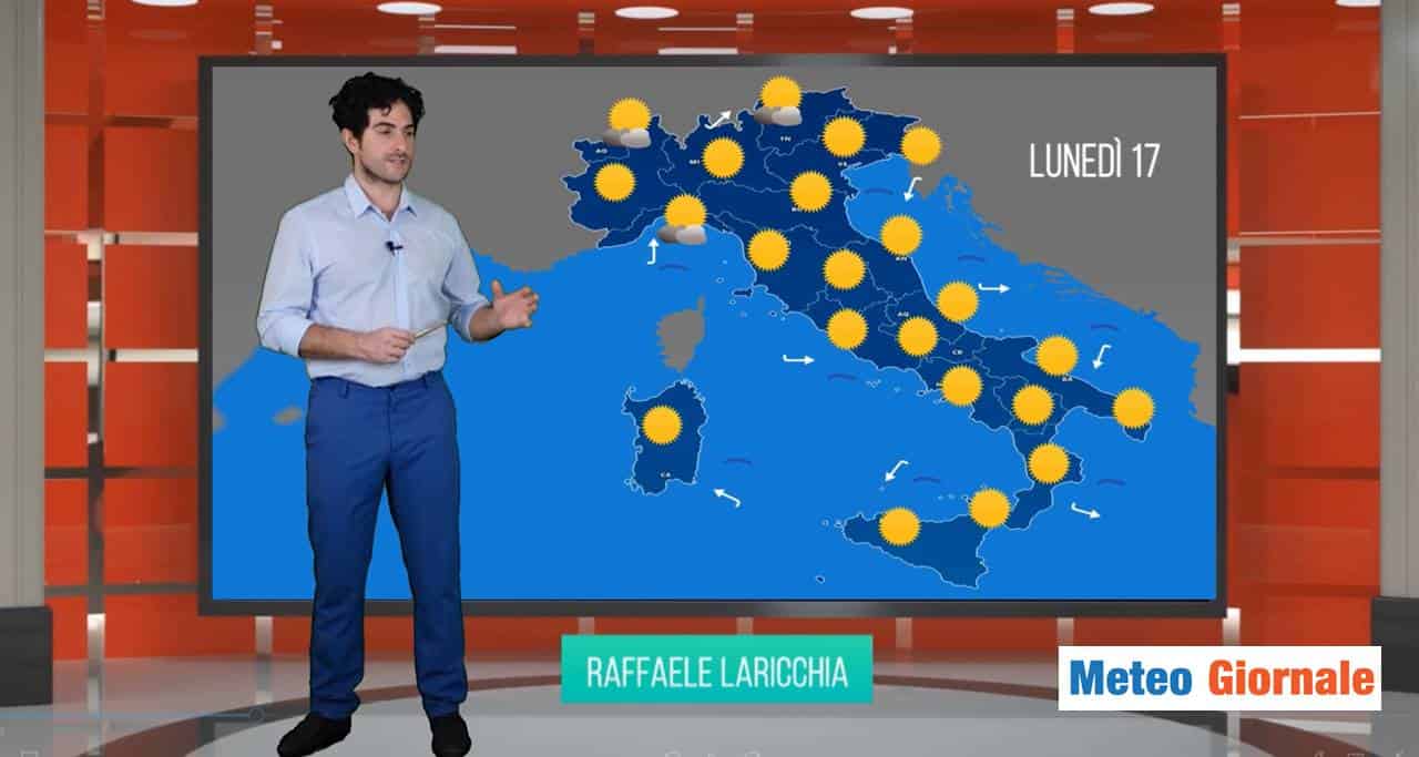 Meteo domani: inizio di settimana bollente, che temperature! [VIDEO]