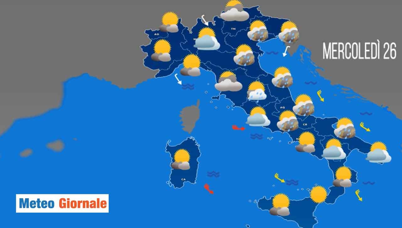Meteo domani: la grande rinfrescata tanto attesa diventa realtà [VIDEO]