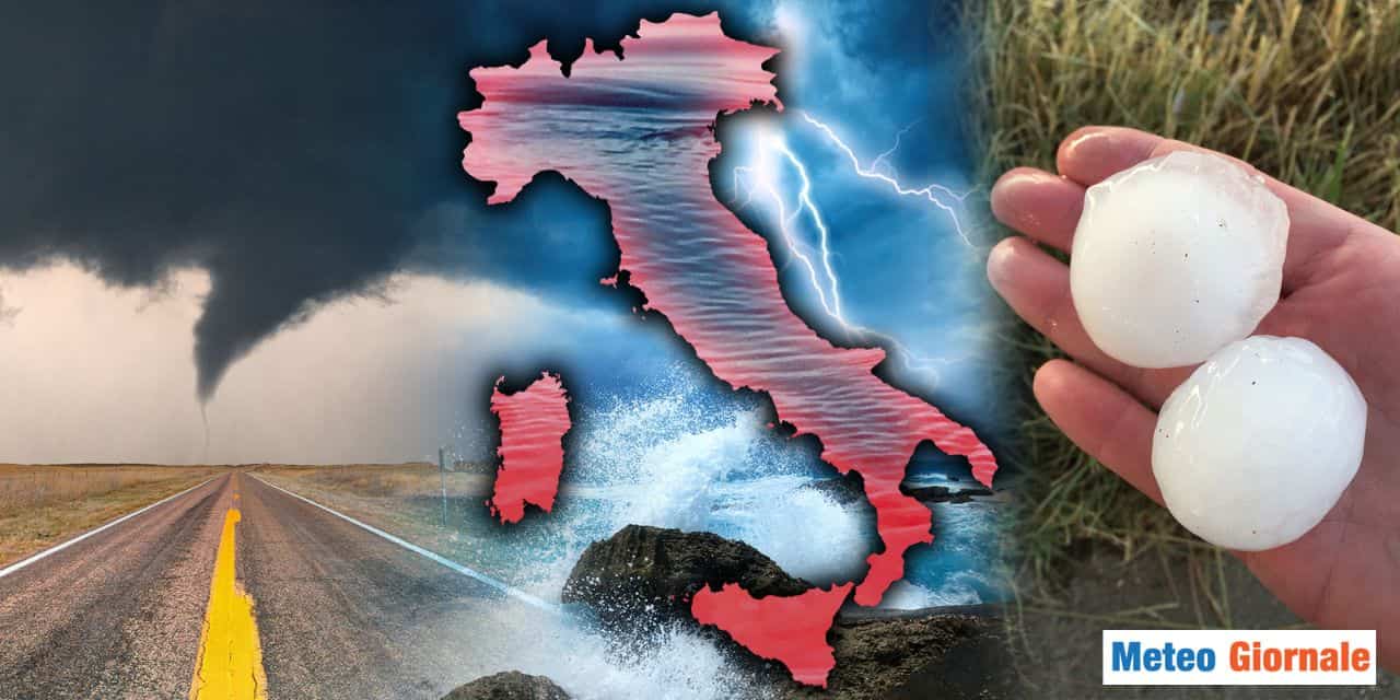Meteo: fine Luglio con REFRIGERIO a suon di TEMPORALI ESTREMI. Ecco dove
