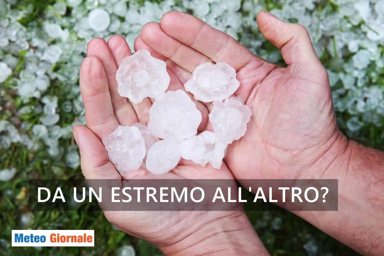 Meteo: apprensione per temporali e GRANDINE dopo il caldo eccessivo