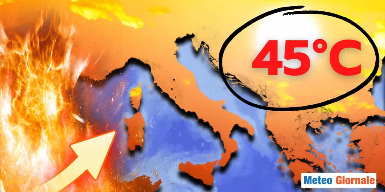 Meteo estremo, caldo: si rischiano picchi di temperatura mai visti in questo secolo