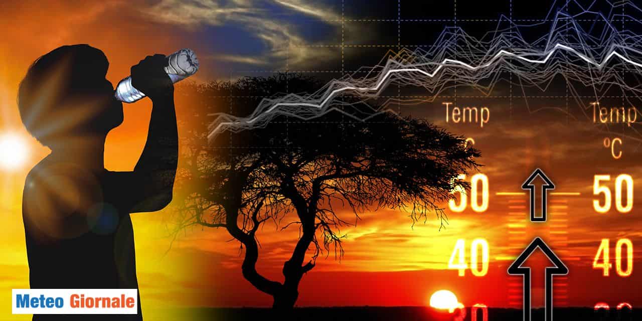 Meteo: calore intenso da oggi si prevedono record di caldo storici