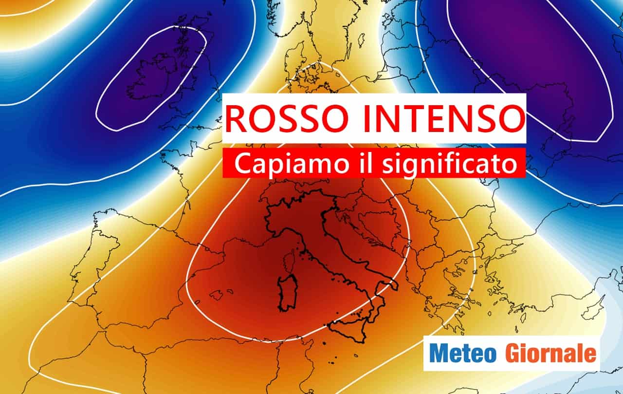 Meteo: "profondo rosso" nelle mappe, cosa sta succedendo?