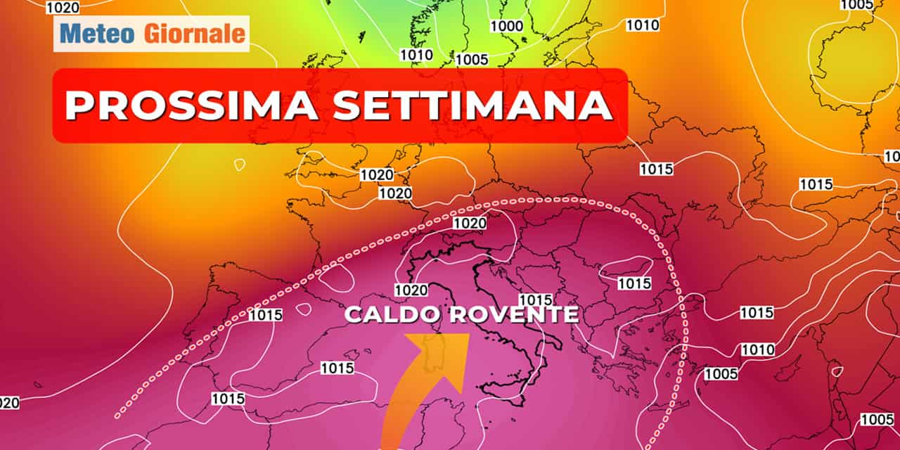Meteo: Anticiclone Africano alla riscossa: cosa succederà la prossima settimana?