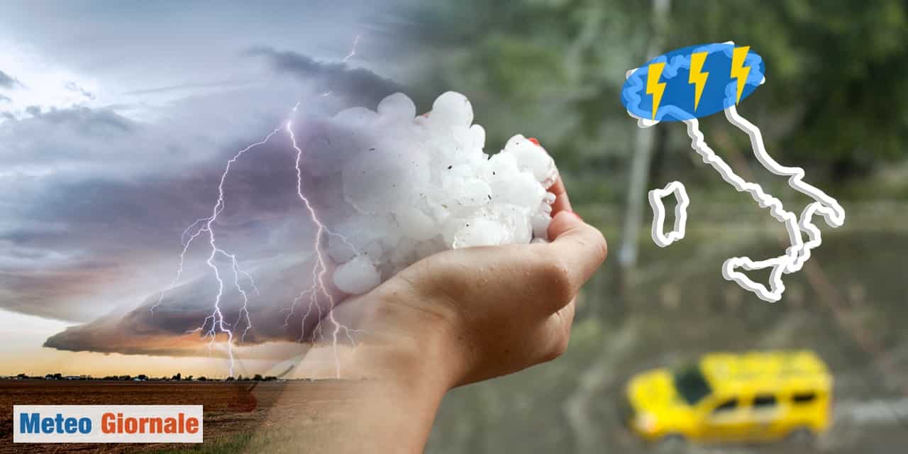 Meteo: TEMPORALI INTENSI spezzeranno il caldo, ecco dove