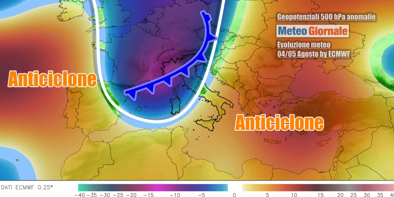 Meteo Agosto: incredibile rottura d’Estate a sorpresa, in grande anticipo