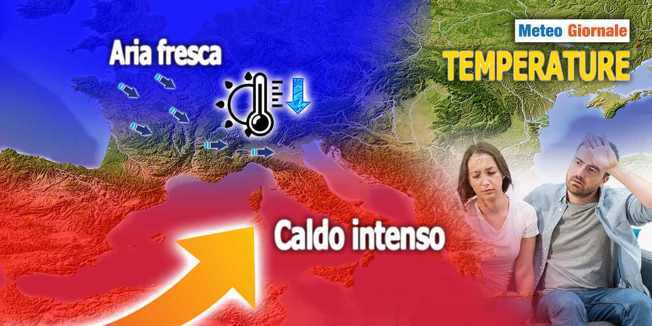 Meteo: meno Caldo, ma non per tutti! Attenzione alla prossima settimana