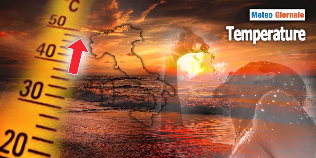 Meteo Temperature: Caldo, caldissimo, forse troppo!