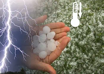 Esplosione di temporali dopo il gran caldo