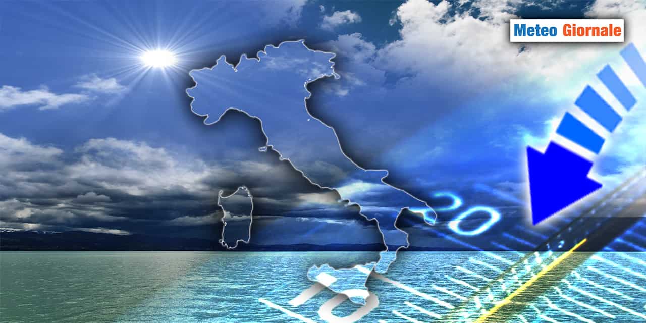 Tracollo delle temperature, tracollo del meteo di LUGLIO