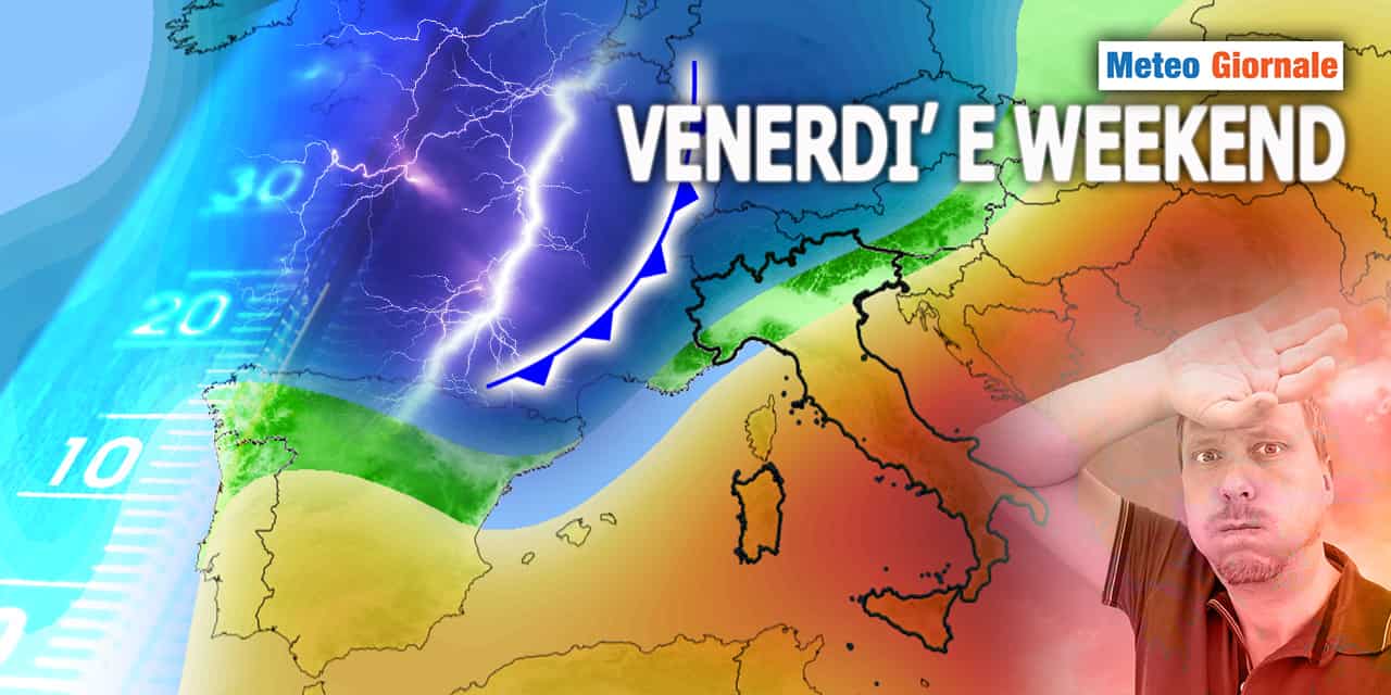 Meteo: Venerdì e Weekend con il Temporale, ma non per tutti
