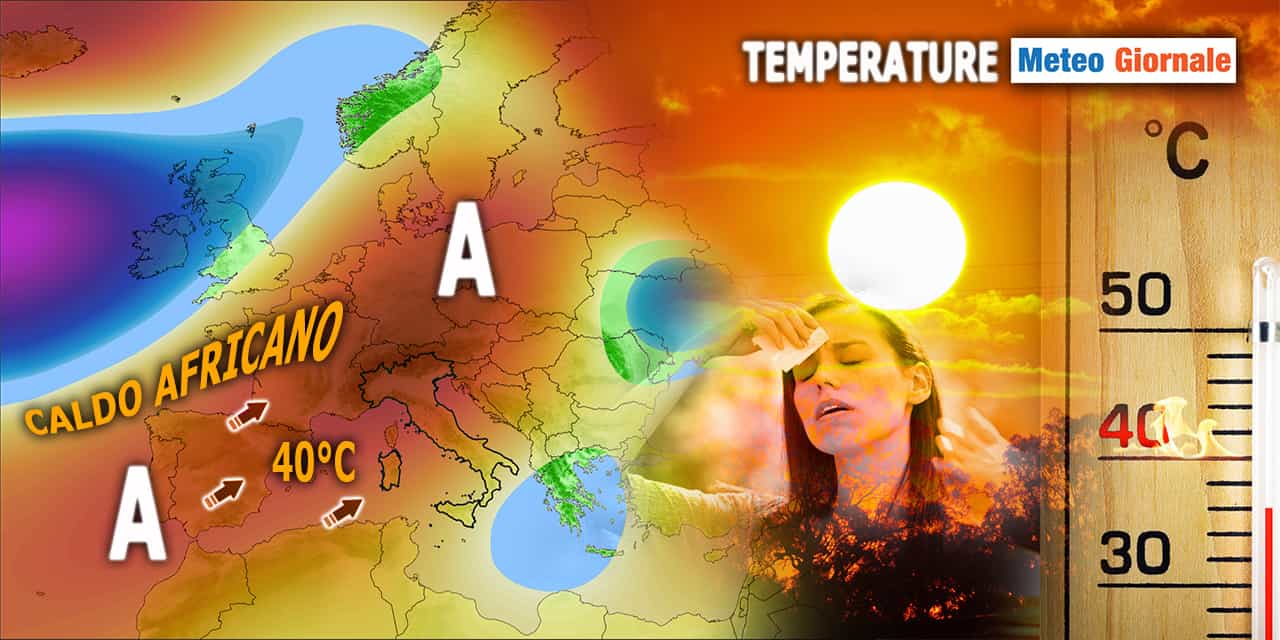 Meteo Temperature: si torna a salire verso i 40°C