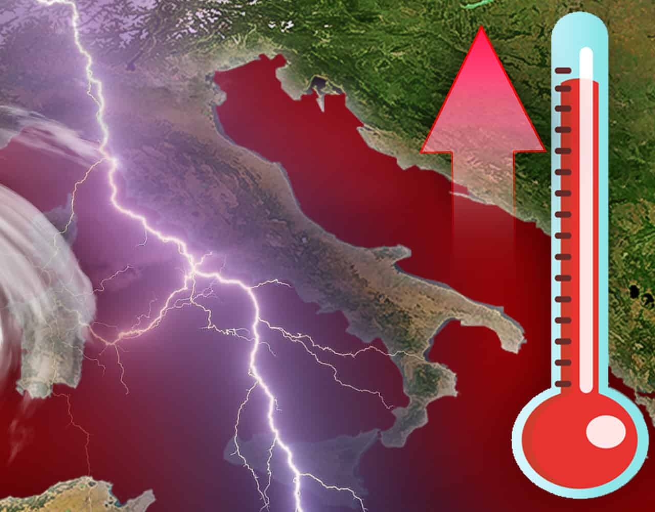 Previsioni meteo: CICLONE in formazione. Addio al CALDO estremo. Ma tornerà a Settembre