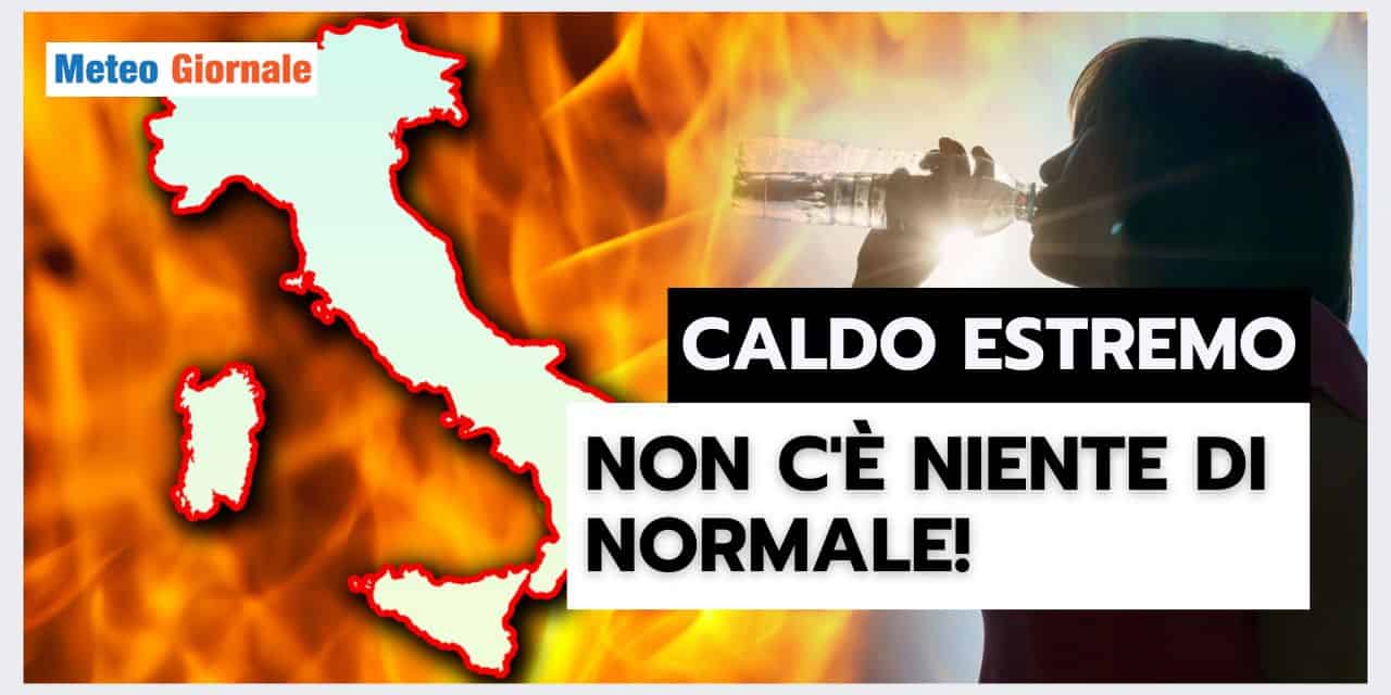 Meteo: situazione ESTREMAMENTE ANOMALA, le opportune RIFLESSIONI