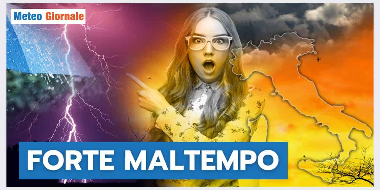 Previsioni meteo: ciclone CIRCE, temporali e grandine interrompono l’Estate