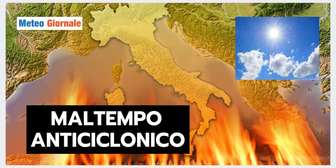 Meteo: il tempo peggiora...per il TROPPO CALDO specie al Nord Italia