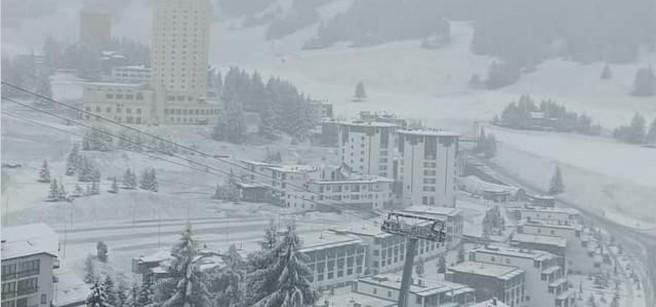 Meteo Piemonte, arriva la neve al Sestriere dopo i circa 30 gradi