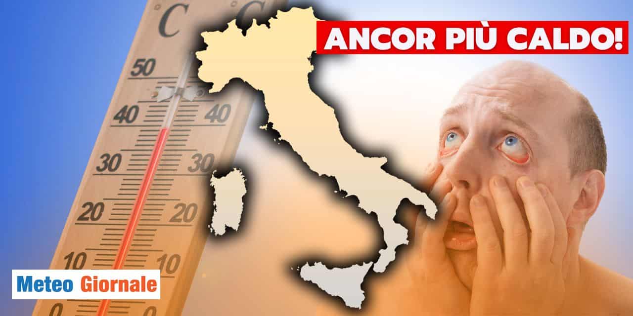 Meteo: il caldo sarà ancora più forte, poi cambia tutto