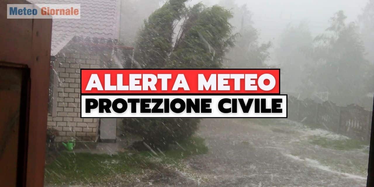 Allerta meteo della Protezione Civile in 16 regioni