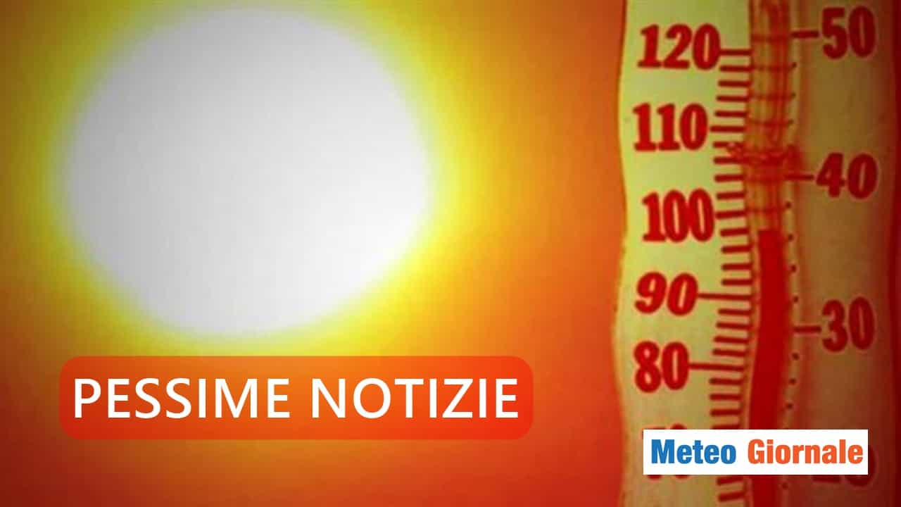 Meteo: FRESCA tregua troppo BREVE, il caldo non molla