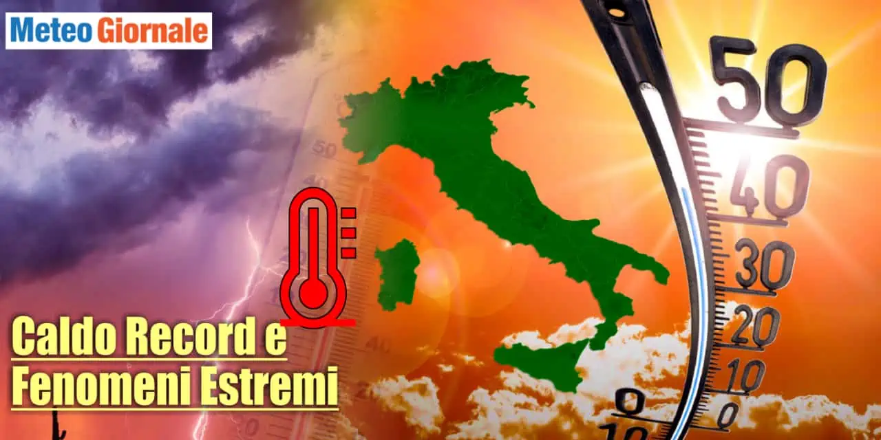 Eventi meteo estremi nell'Estate che si avvia alla conclusione