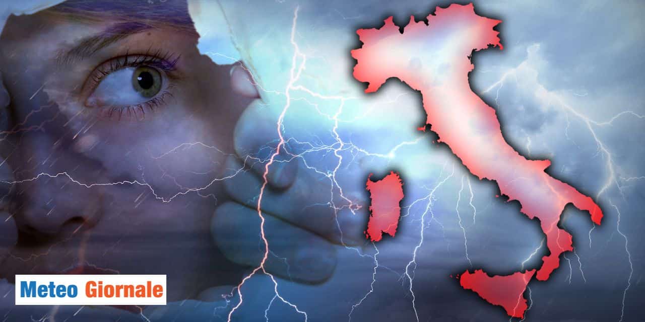 Meteo: il caldo estremo ci saluta, occhi puntati sul CICLONE