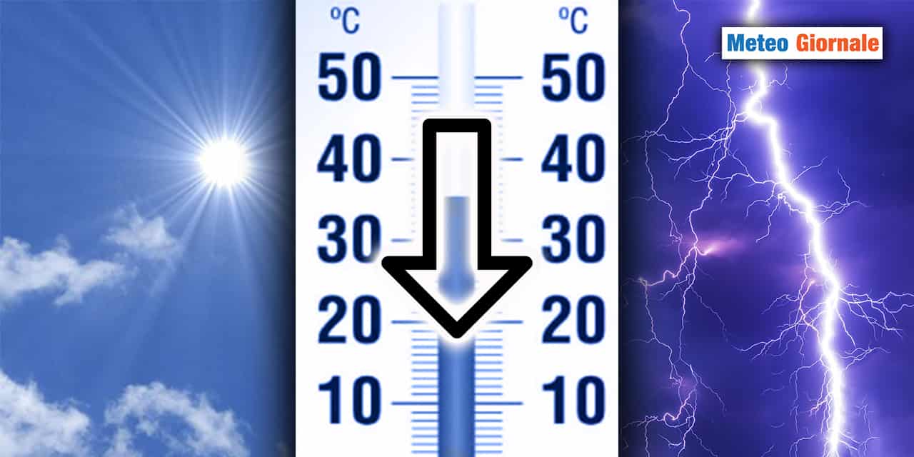 Meteo di AGOSTO subito forte: temperature in picchiata anche di 15 gradi