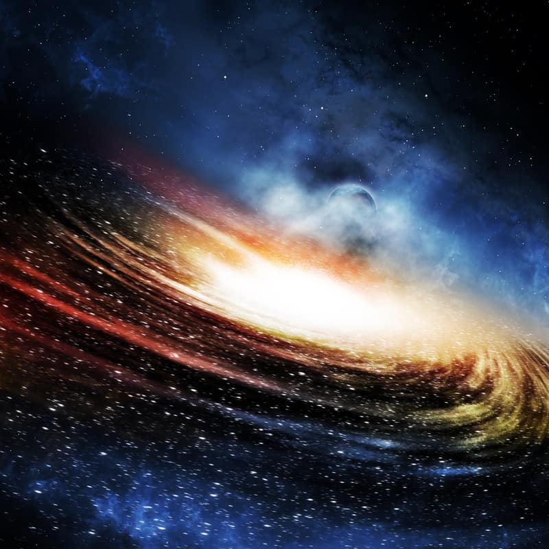 Il telescopio rileva un’enorme forma di punto interrogativo nel cosmo