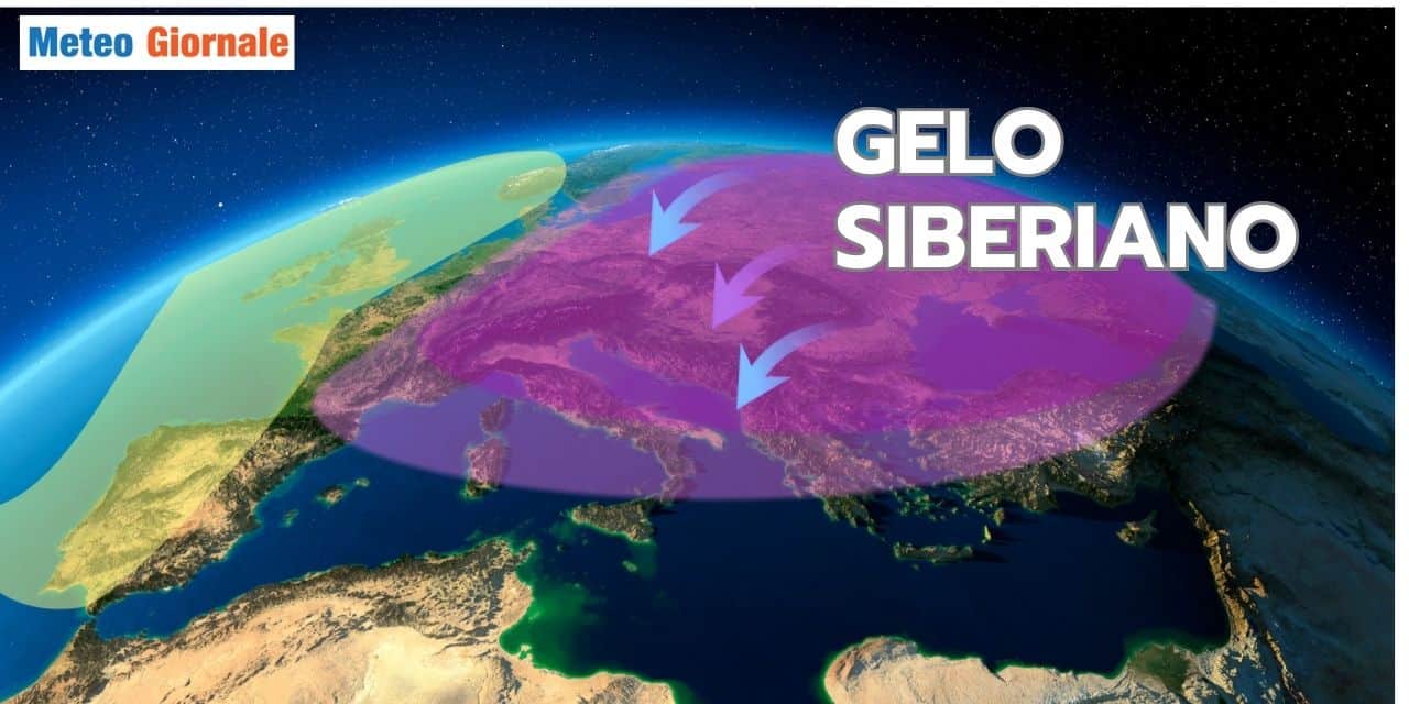 El Niño estremamente favorevole un forte gelo Siberiano ed in Europa