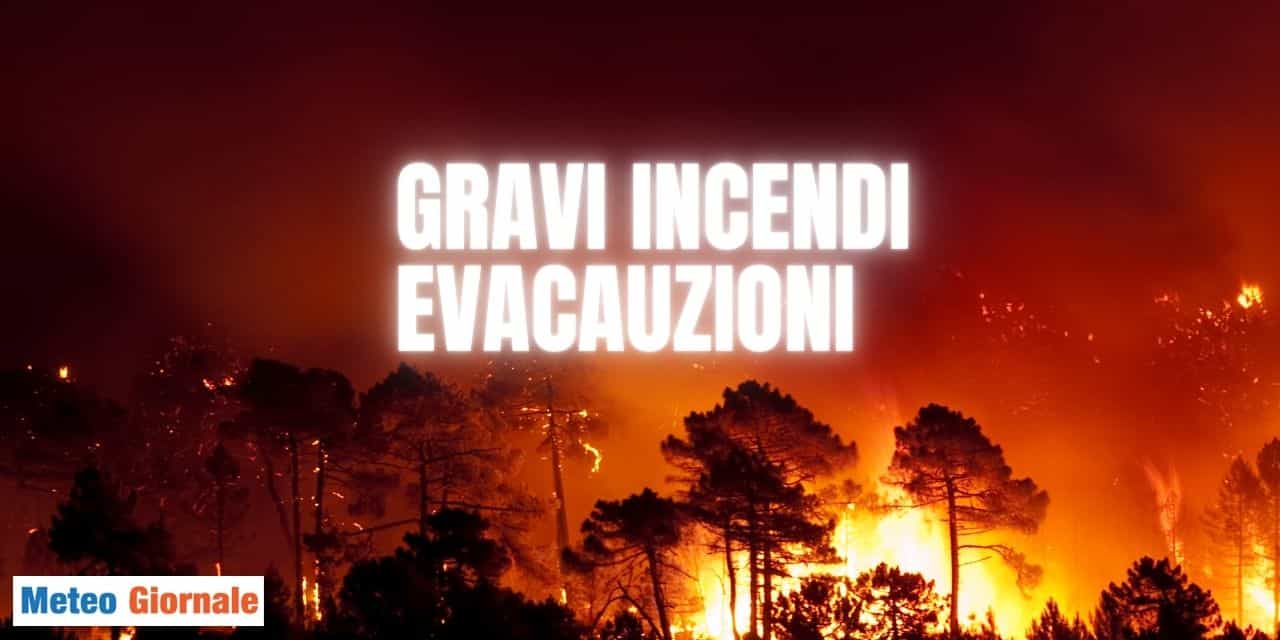 Incendi in Grecia e Tenerife gravissimi, ulteriori evacuazioni